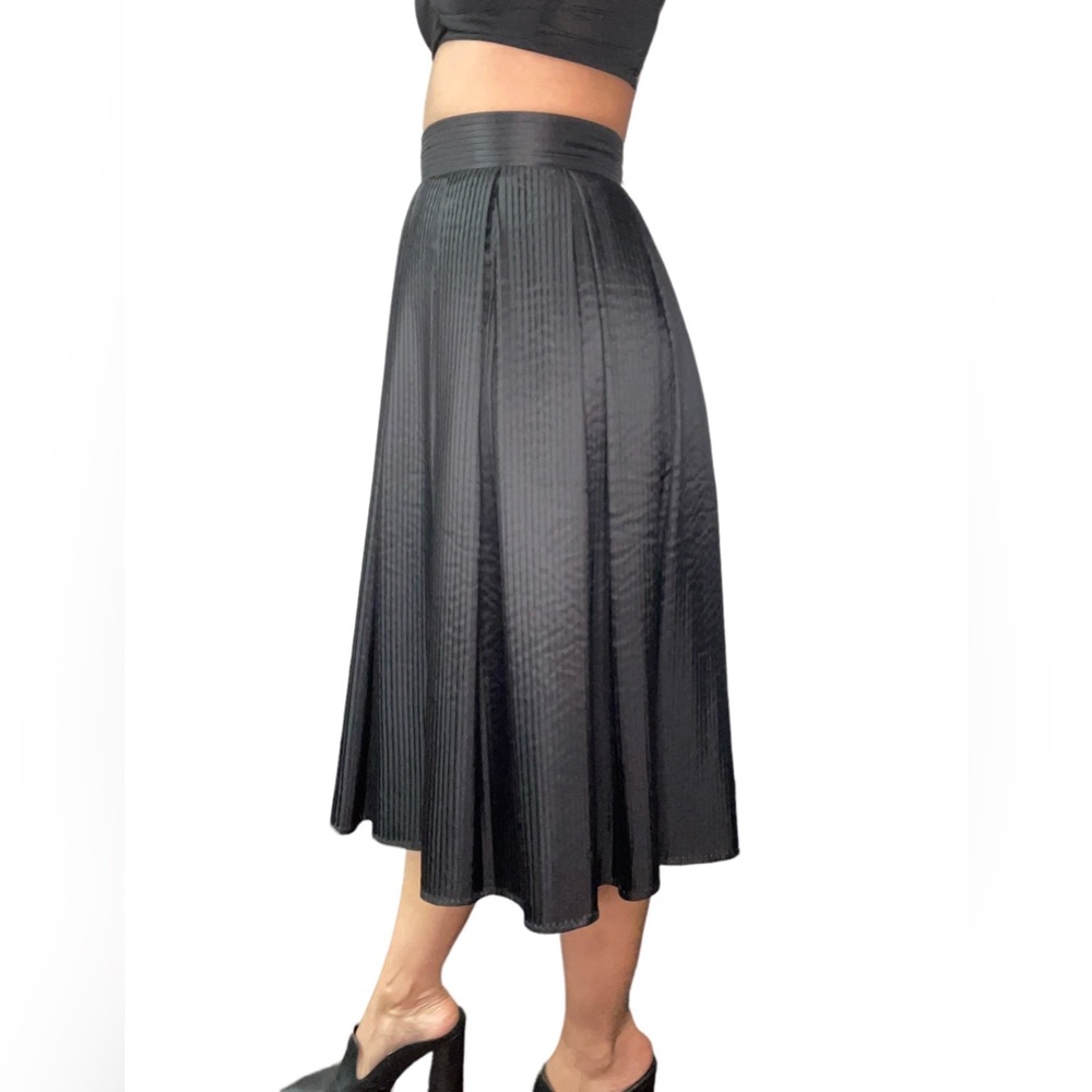 Calvin Klein Pleated Mid Calf Party Skirt